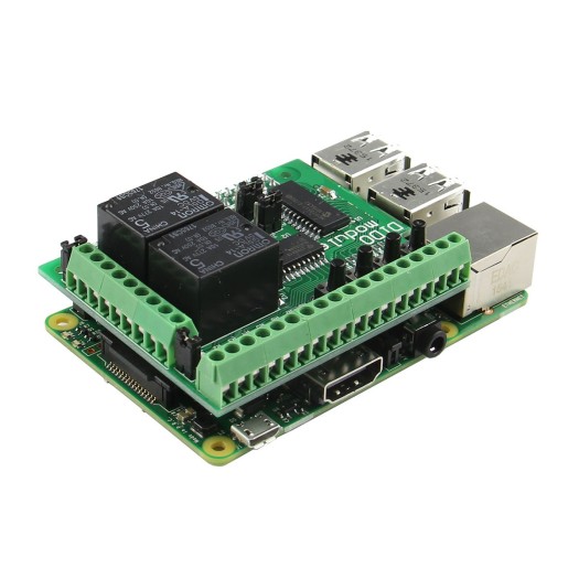 GPIO Relay Board, Push Buttons, Piface Replacement - Equivalent
