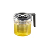 GEFU Théière T-Prep 1.5 l, Noir/Argenté/Transparent