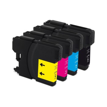 GenericInk Tinte Brother LC1100 Multip., 1 x 12,3 x 7ml,BLCMY,1 x 590,3 x 605 S.