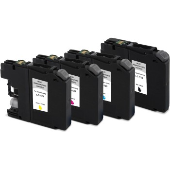 GenericInk Tinte Brother LC123 Multip., 1 x 18,3 x 10,5ml,BLCMY,1 x 705,3 x 1000 S.