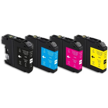 GenericInk Tinte Brother LC223 Multip., 1 x 13,3 x 8ml,BLCMY,1 x 700,3 x 735 S.