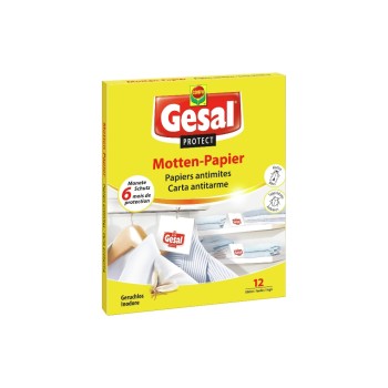 Gesal Papier anti-mites Protect 12 feuilles