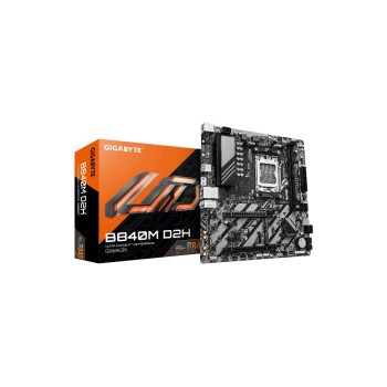 Gigabyte B840M D2H, uATX, AM5, AMD B840, 2x DDR5, PCIe 4.0 Gigabyte B840M D2H, uATX, AM5, AMD B840, 2x DDR5, PCIe 4.0