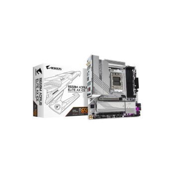 Gigabyte B650M A ELITE AX ICE, uATX, AM5, AMD B650, 4x DDR5, PCIe 4.0, WIFI6E Gigabyte B650M A ELITE AX ICE, uATX, AM5, AMD B650, 4x DDR5, PCIe 4.0, WIFI6E