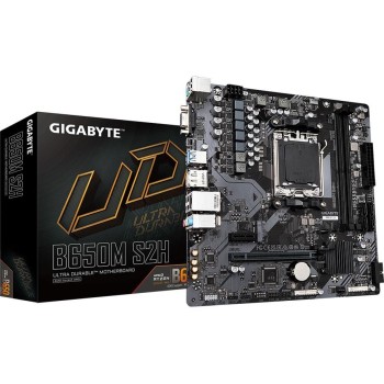 Gigabyte B650M S2H, µATX, AM5, AMD B650, 2x DDR5, PCIe 4.0 Gigabyte B650M S2H, µATX, AM5, AMD B650, 2x DDR5, PCIe 4.0