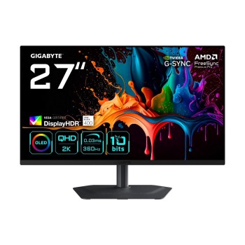 Gigabyte MO27Q3, 27, OLED, 2560x1440, Gaming, 360Hz, HDMI, DP