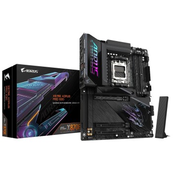 Gigabyte X870E AORUS PRO X3D, ATX, AM5, AMD X870E, 4x DDR5, WIFI 7 Gigabyte X870E AORUS PRO X3D, ATX, AM5, AMD X870E, 4x DDR5, WIFI 7