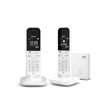 Gigaset Téléphone sans fil CL390A Duo Tundra White