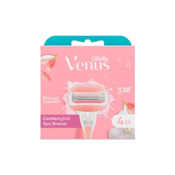Gillette Venus Lames de rasoir Comfortglide Spa Breeze 4 pièces