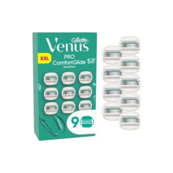 Gillette Venus Lames de rasoir Pro ComfortGlide Sensitive 9 pièces