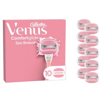 Gillette Venus Lames de rasoir Comfortglide Spa Breeze 10 Pièce/s Gillette Venus Lames de rasoir Comfortglide Spa Breeze 10 Pièce/s