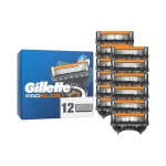 Gillette Lames de rasoir Fusion5 Proglide 12 pièces