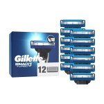 Gillette Lames de rasoir Mach3 Turbo 12 pièces