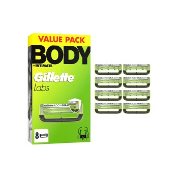 Gillette Lames de rechange Body & Intimate 8 Pièce/s Gillette Lames de rechange Body & Intimate 8 Pièce/s