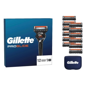 Gillette Lames de rasoir ProGlide 12 Pièce/s Gillette Lames de rasoir ProGlide 12 Pièce/s