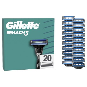 Gillette Mach3 Klingen 20er, 20 Stück Gillette Mach3 Klingen 20er, 20 Stück