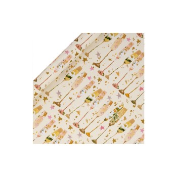 Glick Papier cadeau Champagne 4 m x 70 cm