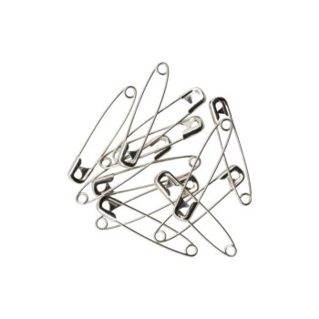 Glorex Sicherheitsnadeln 45 mm, Silber nickelfrei, 12 Stück Glorex Sicherheitsnadeln 45 mm, Silber nickelfrei, 12 Stück