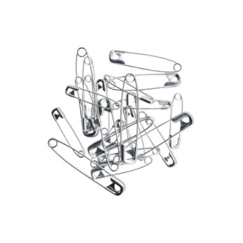 Glorex Sicherheitsnadeln 45 mm, Silber, 24 Stück Glorex Sicherheitsnadeln 45 mm, Silber, 24 Stück