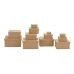 Glorex Boîte en carton 12 pièces, rectangulaire