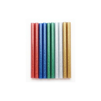Glorex Bâtonnet de colle avec paillettes 7.5 x 100 mm , 10 pièces Glorex Bâtonnet de colle avec paillettes 7.5 x 100 mm , 10 pièces