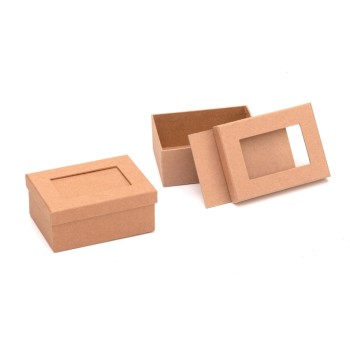 Glorex Pappe Passepartout Dose, 11 x 8 x 5 cm Glorex Pappe Passepartout Dose, 11 x 8 x 5 cm