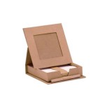 Glorex Pappe Notizzettelbox, 11.5 x 11.5 x 3 cm