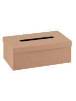 Glorex Kosmetiktücherbox aus Pappe, 1 Stück, 25 x 14 x 9 cm