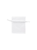 Glorex Organzasäckchen 8 x 10 cm, white, 6 Stück