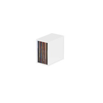 Glorious Boîte d'enregistrement 55 MDF blanc 55 LPs