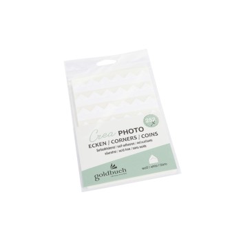 Goldbuch Fotoecken Crea Weiss, 252 Stück pro Beutel, selbstklebend Goldbuch Fotoecken Crea Weiss, 252 Stück pro Beutel, selbstklebend