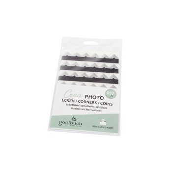 Goldbuch Fotoecken Crea Silber, 252 Stück pro Beutel, selbstklebend Goldbuch Fotoecken Crea Silber, 252 Stück pro Beutel, selbstklebend