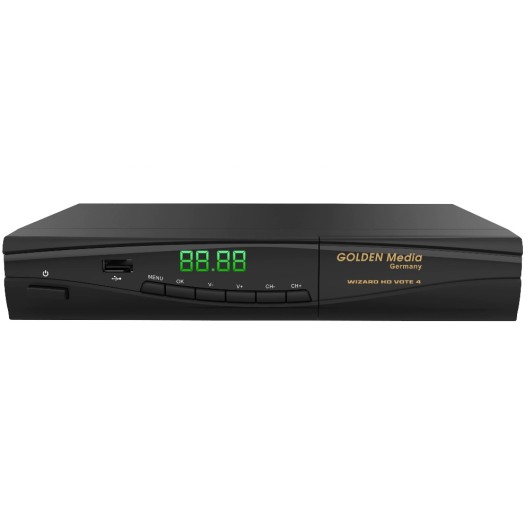 Golden Media Wizard HD Vote 4, FullHD Hybrid Receiver, DVB-S2 & DVB-T2/C