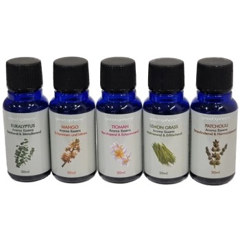 Goodsphere Kits d’huile parfumée Harmony Beginners, 5 x 30 ml Goodsphere Kits d’huile parfumée Harmony Beginners, 5 x 30 ml