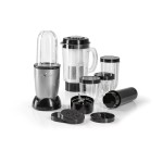 GOURMETmaxx Extracteur de nutriments Nutrition Noir/Argenté