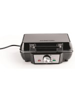 GOURMETmaxx Waffeleisen Belgische Waffeln, 1000W, Schwarz Silber