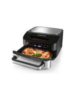 GOURMETmaxx Friteuse à air chaud avec surface de cuisson XXL 7 l