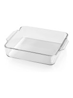 GOURMETmaxx Plat à gratin pour les friteuses à air chaud Angulaire, Transparent,