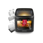 GOURMETmaxx Heissluft Ofen 1800W schwarz, Panoramadach