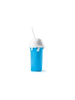 GOURMETmaxx Slushy Ice Maker 0.33 l, Bleu/Blanc