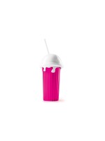 GOURMETmaxx Slushy Ice Maker 0.33 l, Blanc/Rose