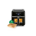 GOURMETmaxx Heißluft-Fritteuse 1400W, Digital 5l inkl. 10 Backpapiersch.