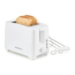 GOURMETmaxx Grille-pain Blanc