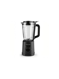 GOURMETmaxx Mixer 500W 1.5 Liter, schwarz mit Glasbehälter
