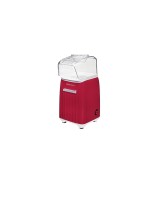 GOURMETmaxx Machine à popcorn Rouge/Blanc