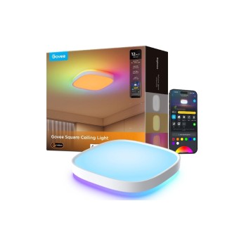 Govee Plafonnier 30 cm, 24 W, 2400 lm, RGBWW + RGBIC