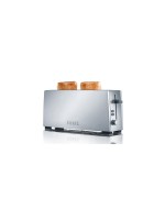 Graef Grille-pain à fentes longues TO 90 Argent mat, 880 W