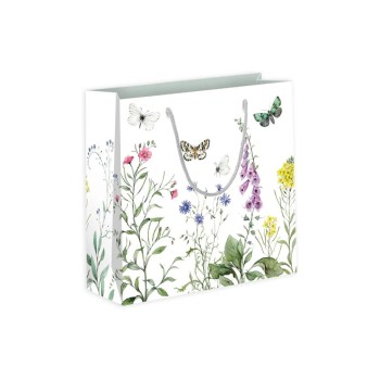 Grätz Sac cadeau Fleurs sauvages 25 x 26 x 10 cm