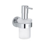 GROHE Essentials Seifenspender mit Halter, chrom