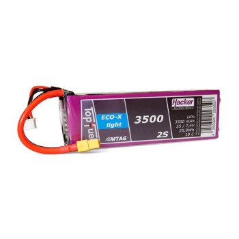 Hacker Batterie RC LiPo 3500 mAh 7,4 V 10C Pot Fuel ECO-X-Light MTAG Hacker Batterie RC LiPo 3500 mAh 7,4 V 10C Pot Fuel ECO-X-Light MTAG